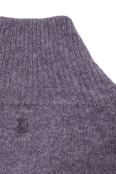 Dondup Stand Collar Wool Cashmere Grey