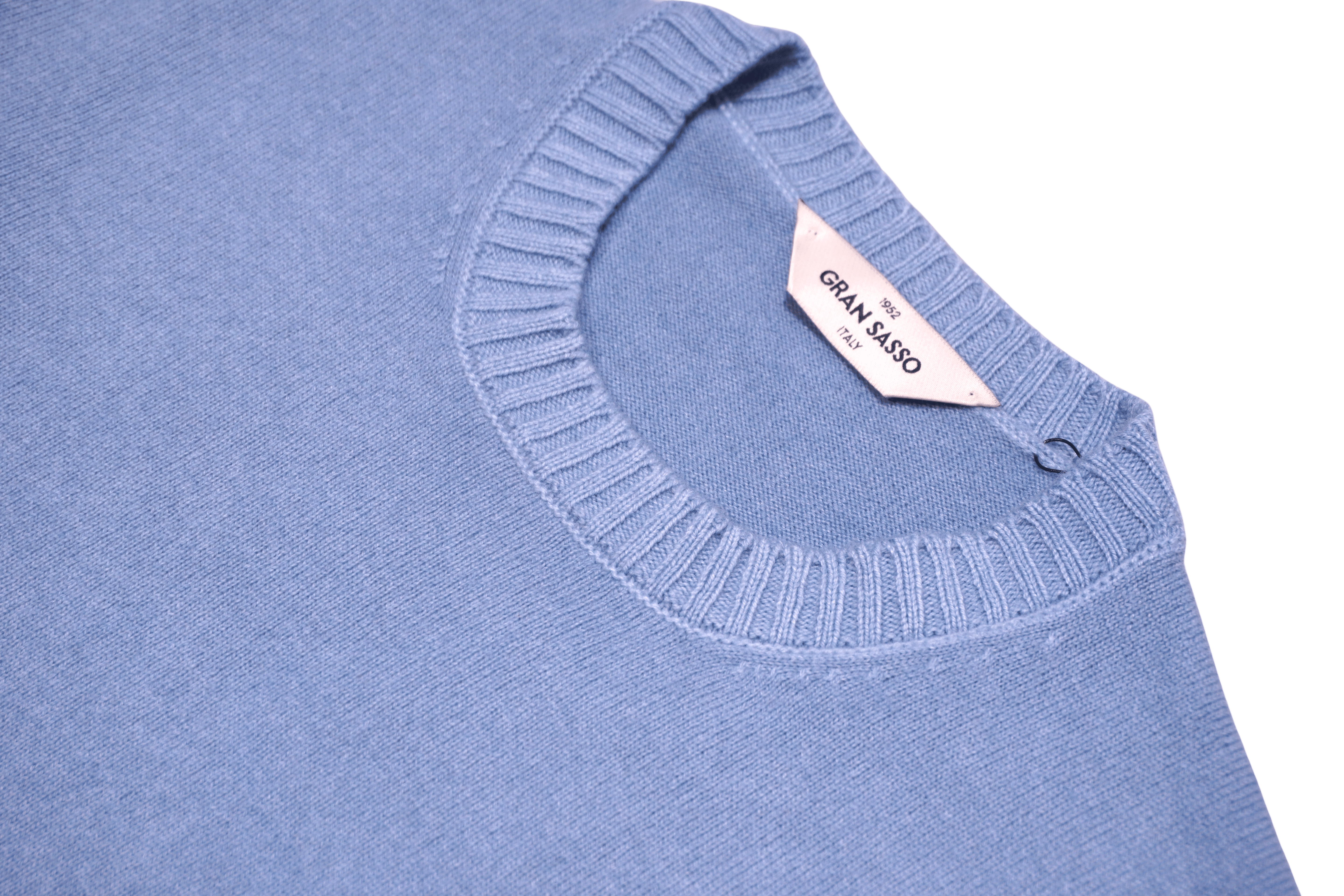 Gran Sasso Pullover Cashmere Blend Ice Blue