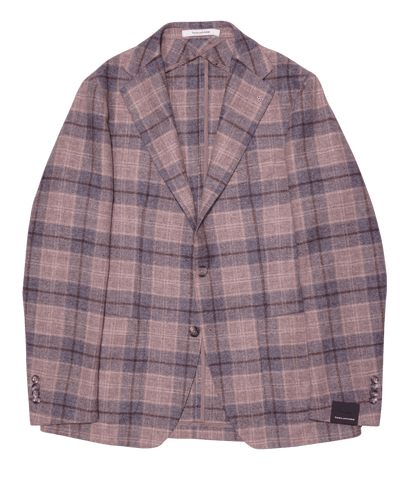 Tagliatore Jacket Check Blue Beige