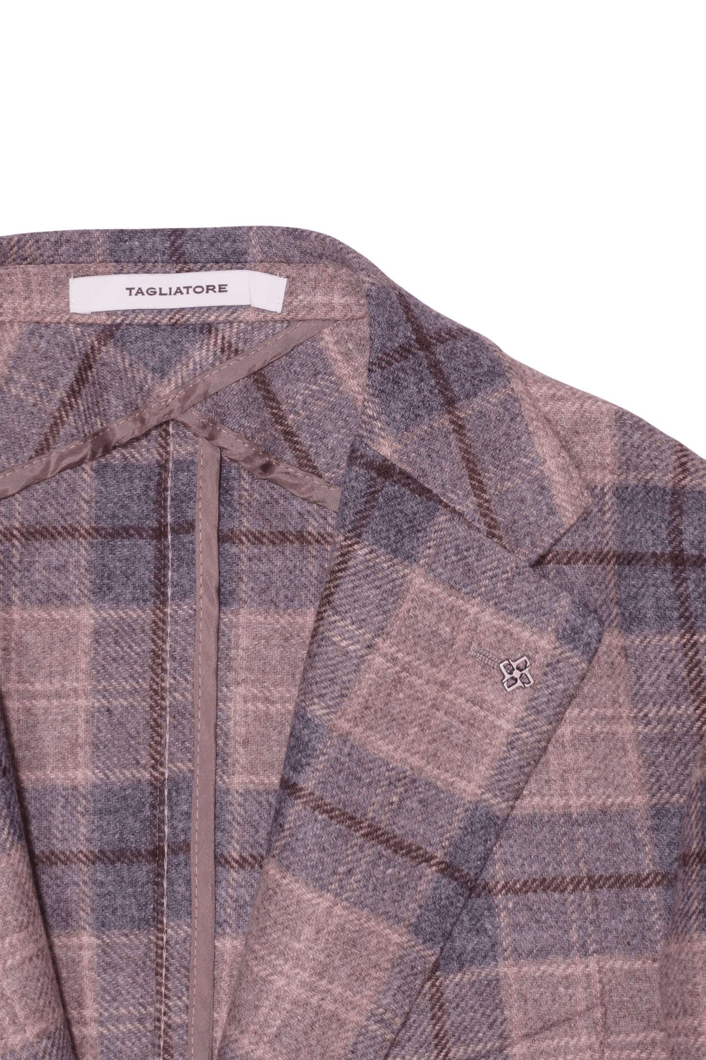 Tagliatore Jacket Check Blue Beige