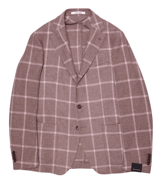 Tagliatore Jacket Check Beige