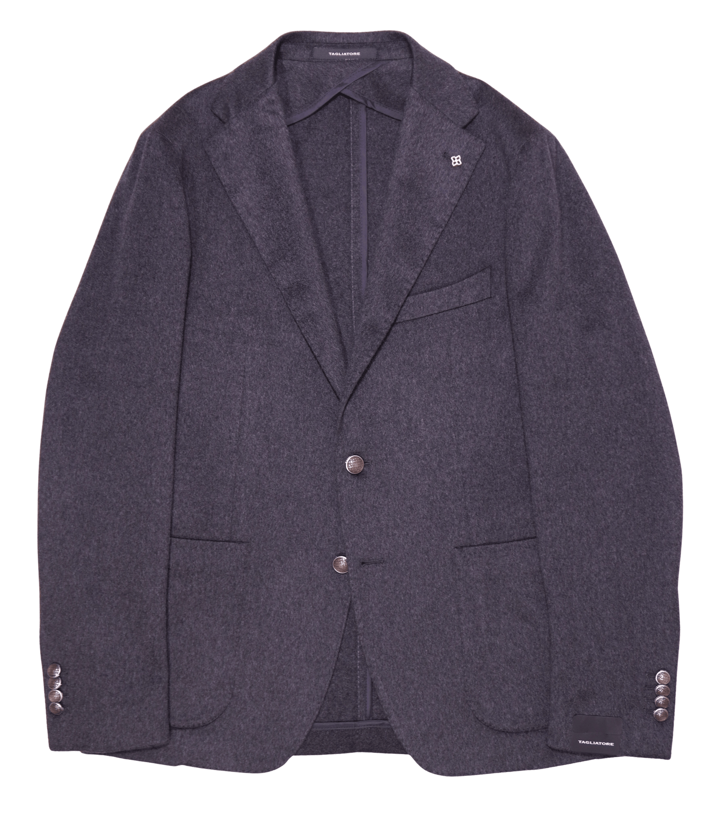 Tagliatore Jacket Pure Cashmere Grey
