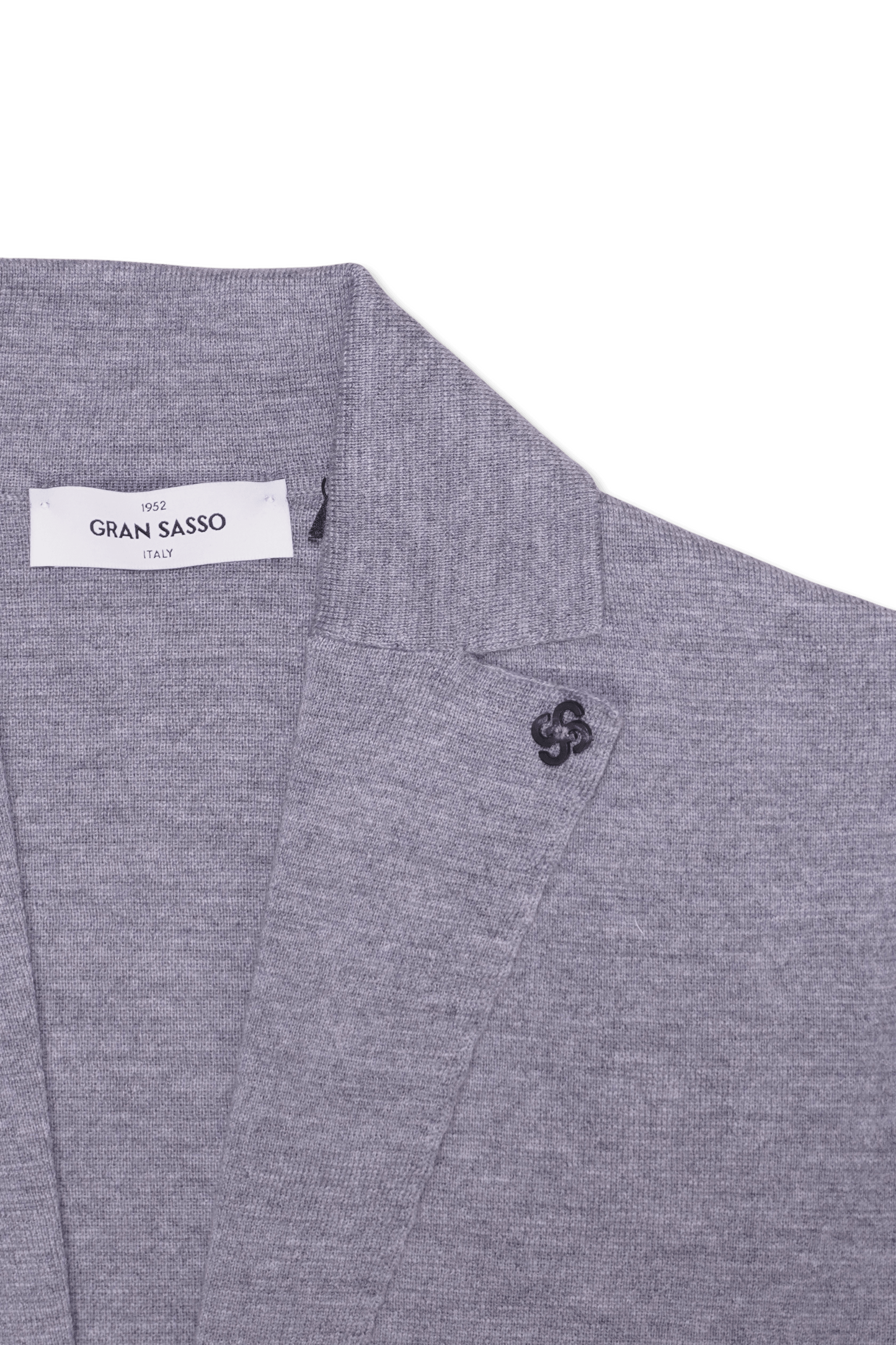 Gran Sasso Milano Knit Blazer Light Grey