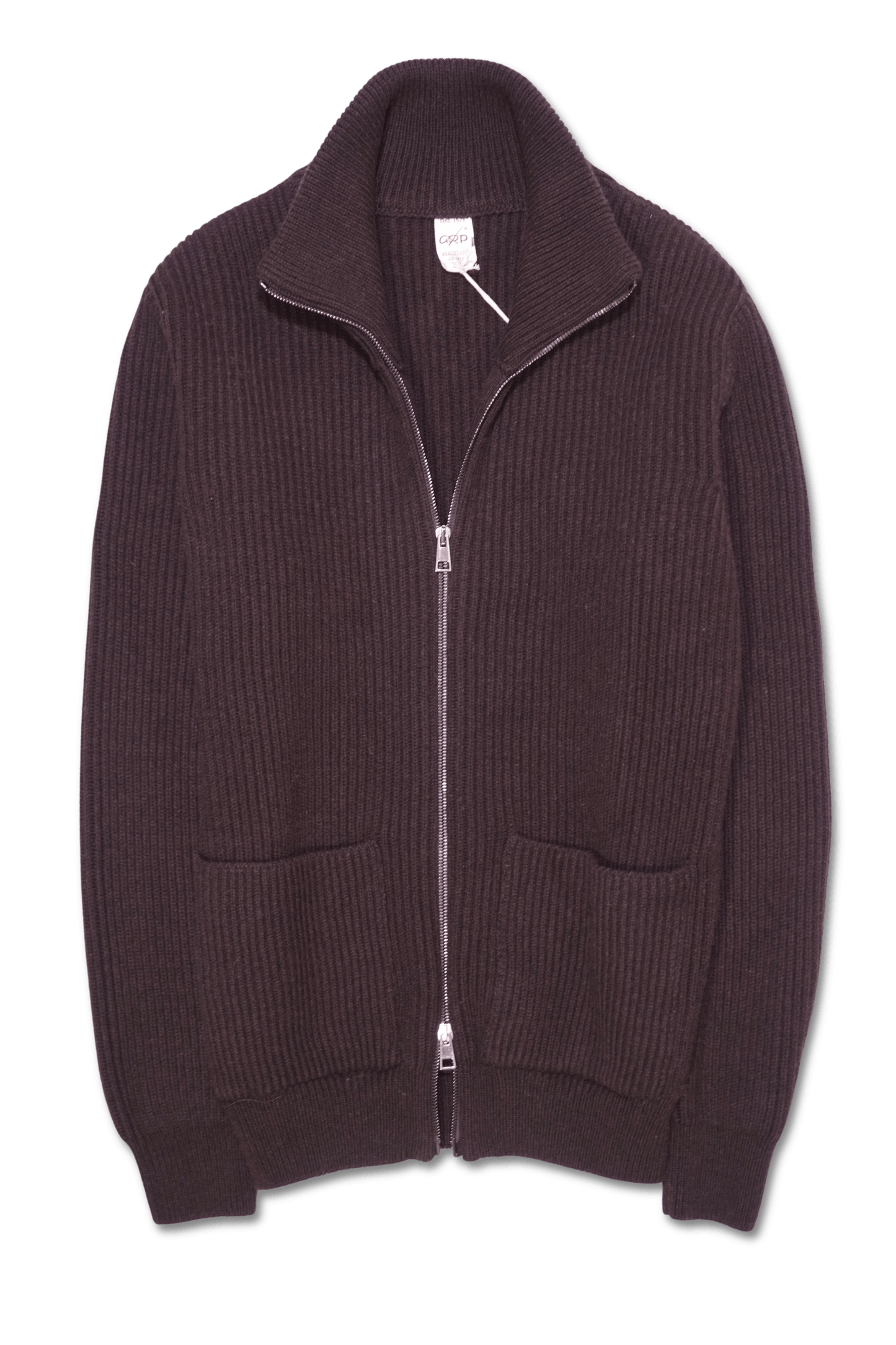GRP Full Zip Wool Cashmere Brown