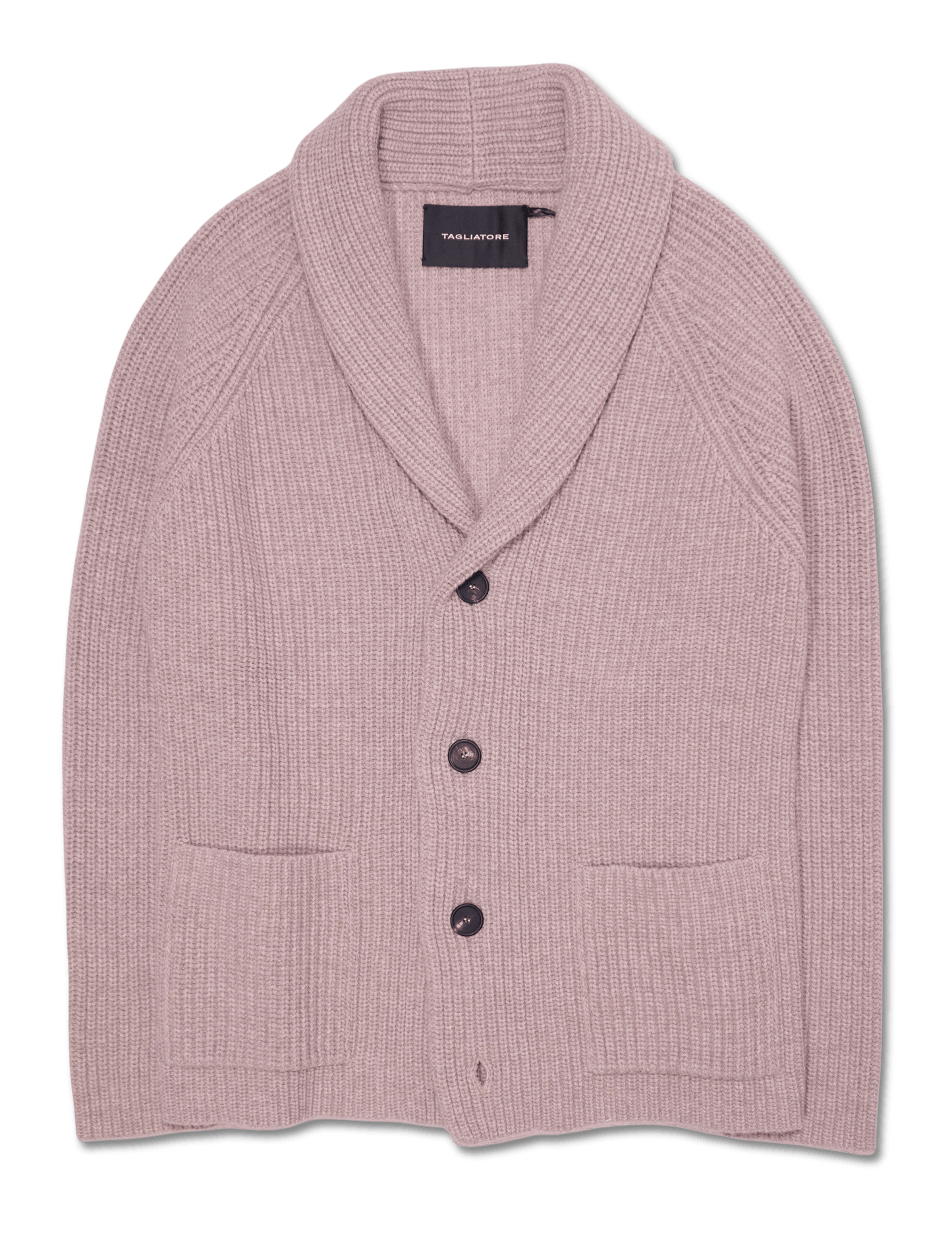 Tagliatore Shawl Cardigan Beige