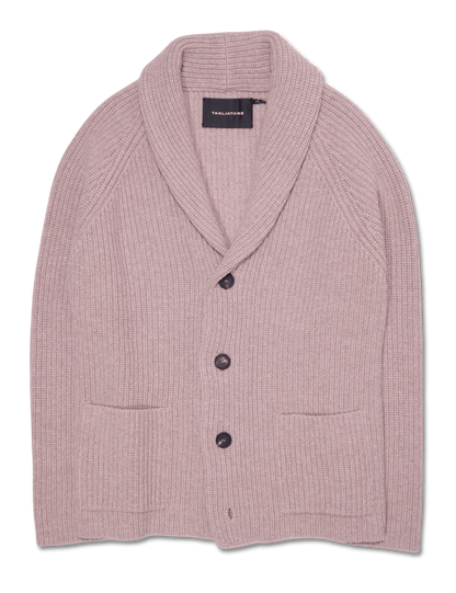 Tagliatore Shawl Cardigan Beige