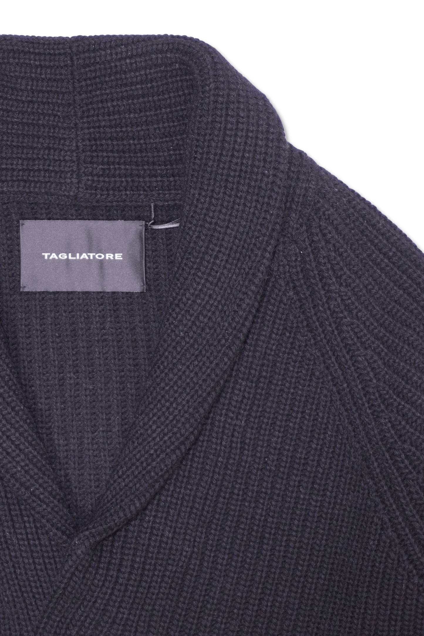 Tagliatore Shawl Cardigan Black
