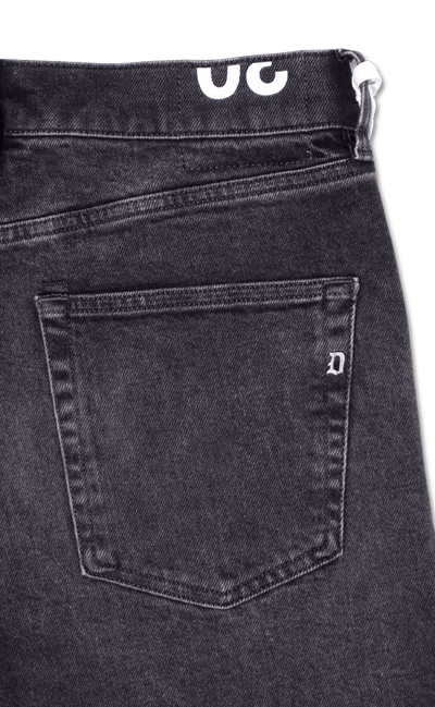 Dondup Icon Washed Black Stretch Denim