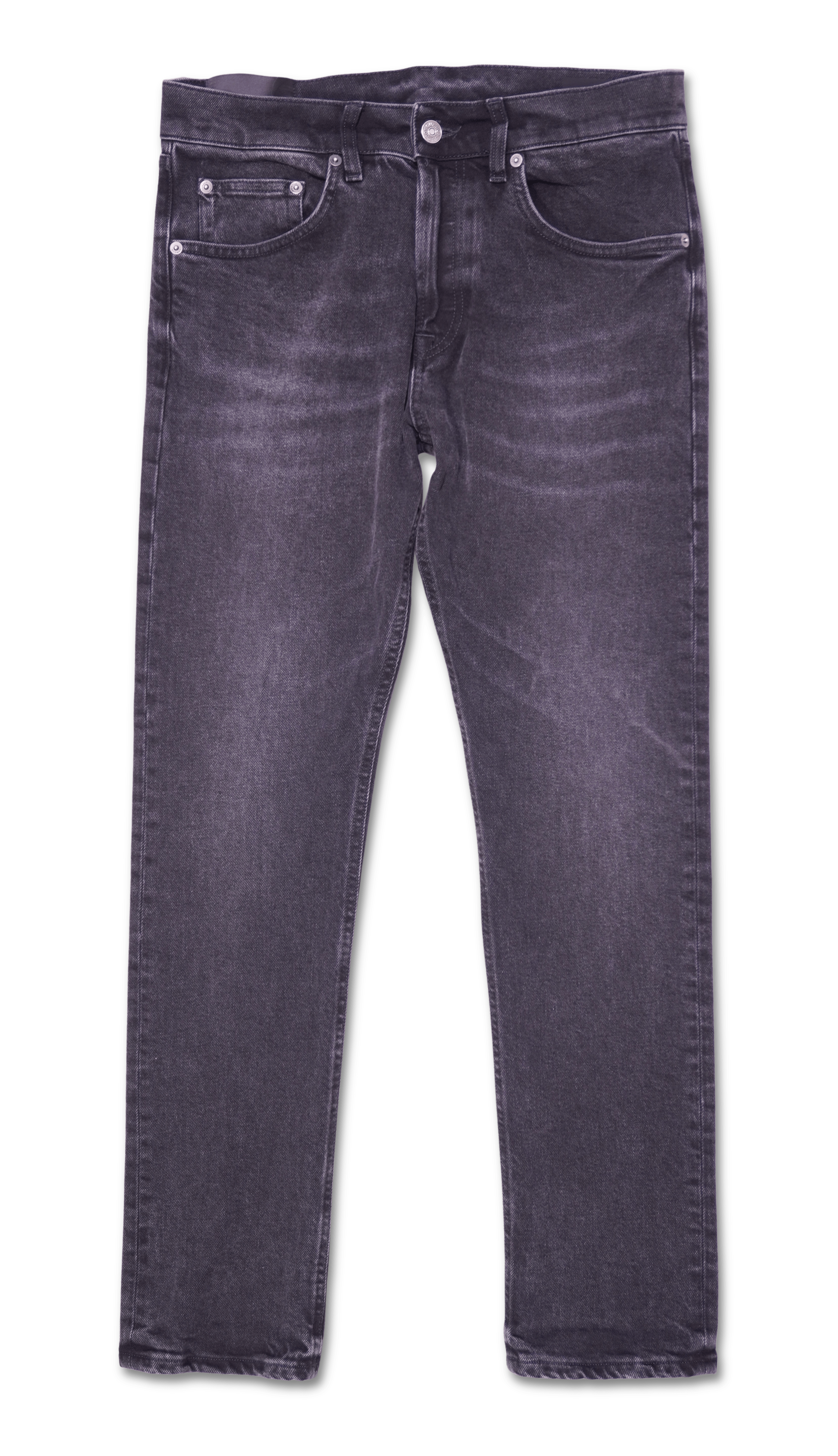 Dondup Icon Washed Black Stretch Denim