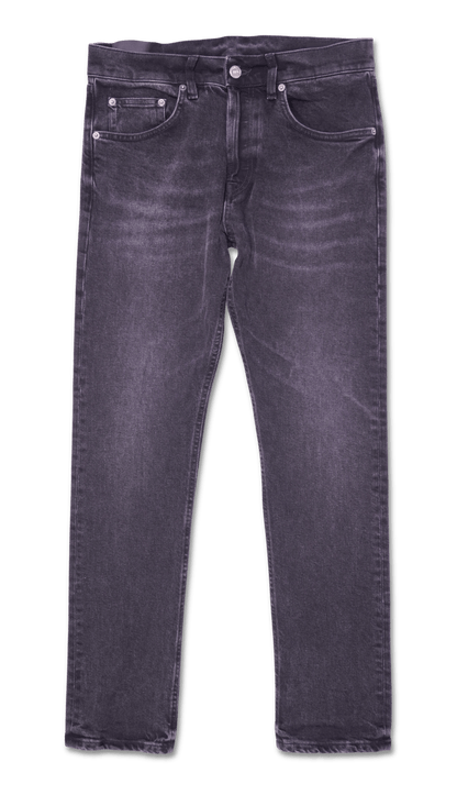 Dondup Icon Washed Black Stretch Denim