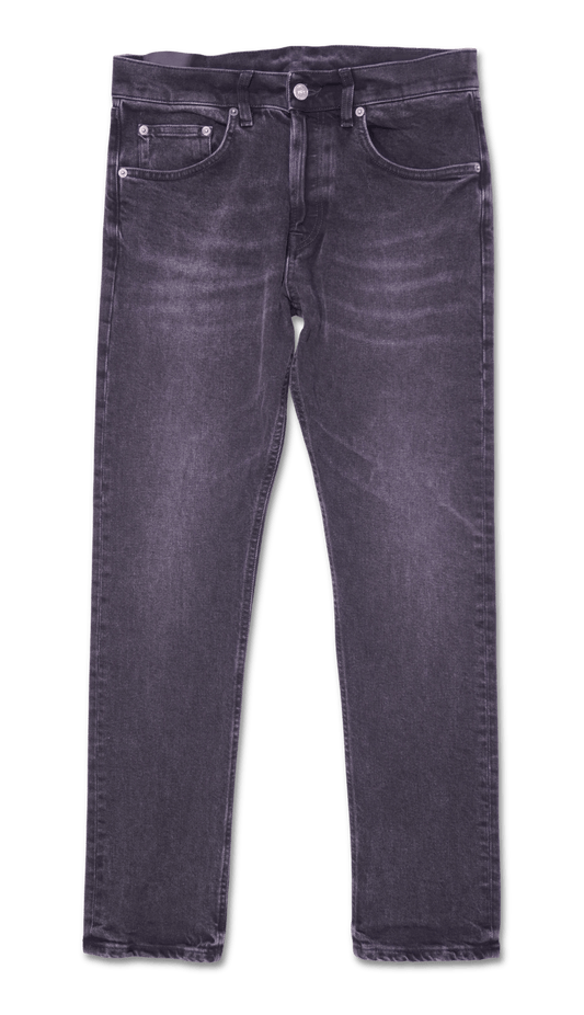 Dondup Icon Washed Black Stretch Denim