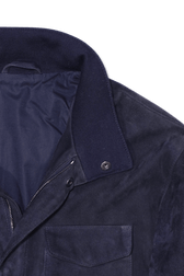 Zonda Suede Field Jacket Navy