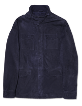 Zonda Suede Field Jacket Navy