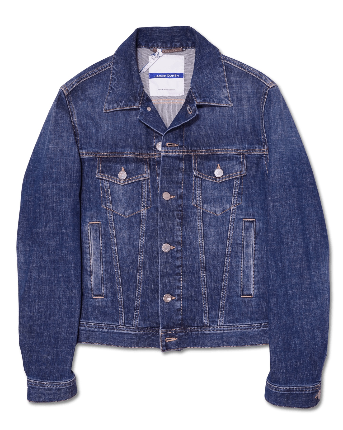 Jacob Cohen Trucker Jacket Washed Denim