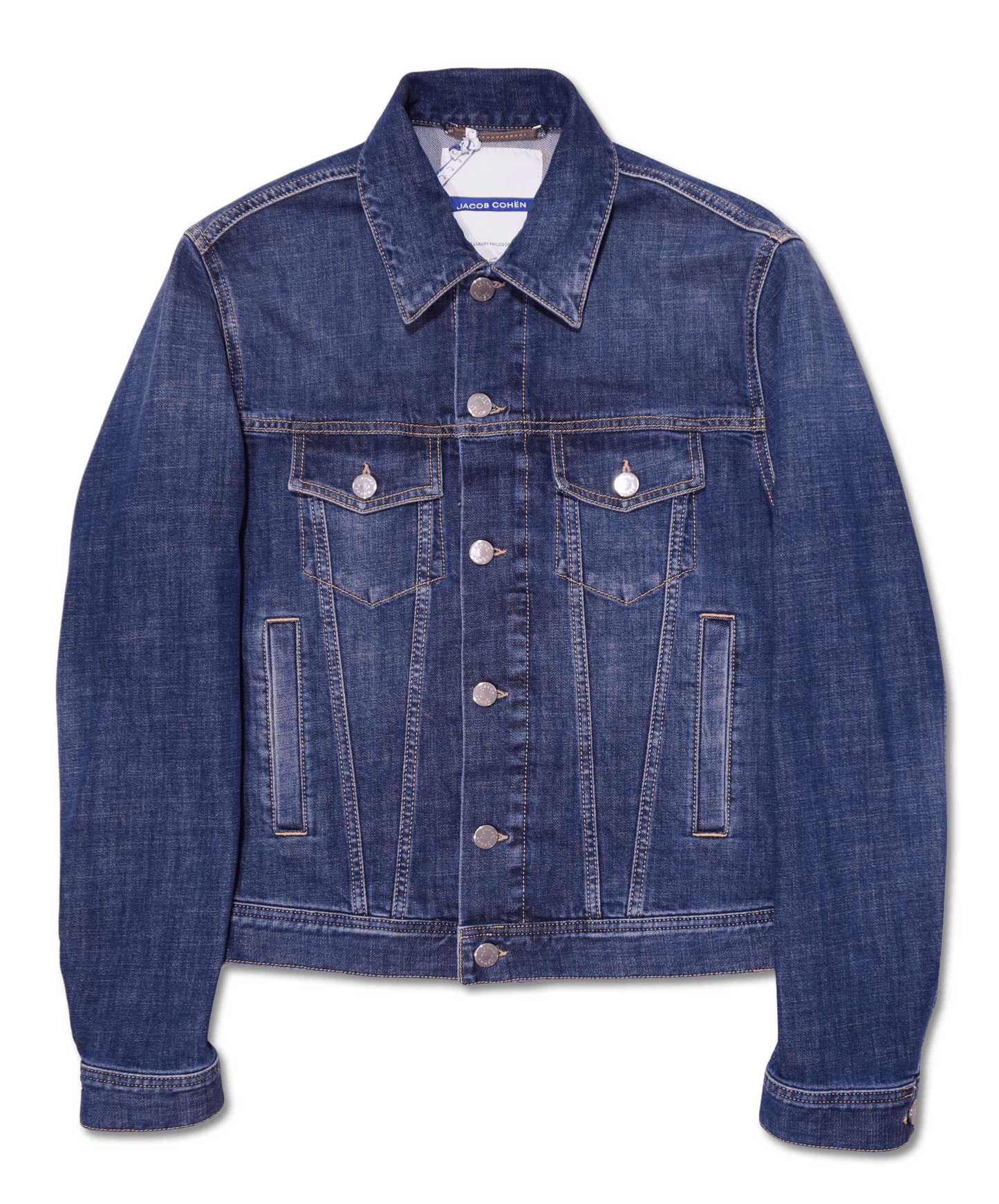 Jacob Cohen Trucker Jacket Washed Denim