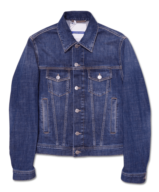 Jacob Cohen Trucker Jacket Washed Denim