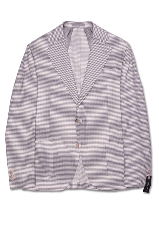 Sand Jacket Light Grey Houndstooth