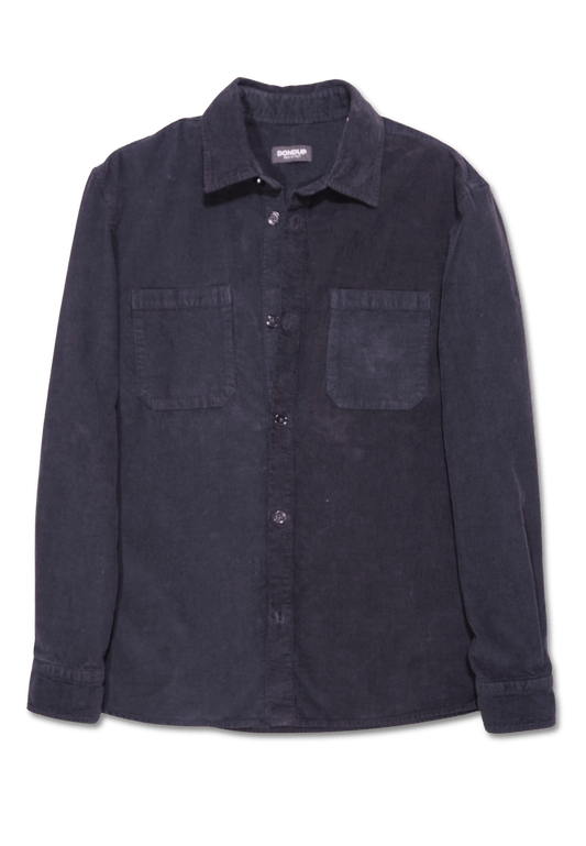 Dondup Cord Overshirt Black