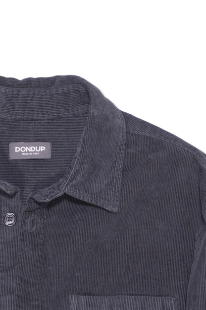Dondup Cord Overshirt Black