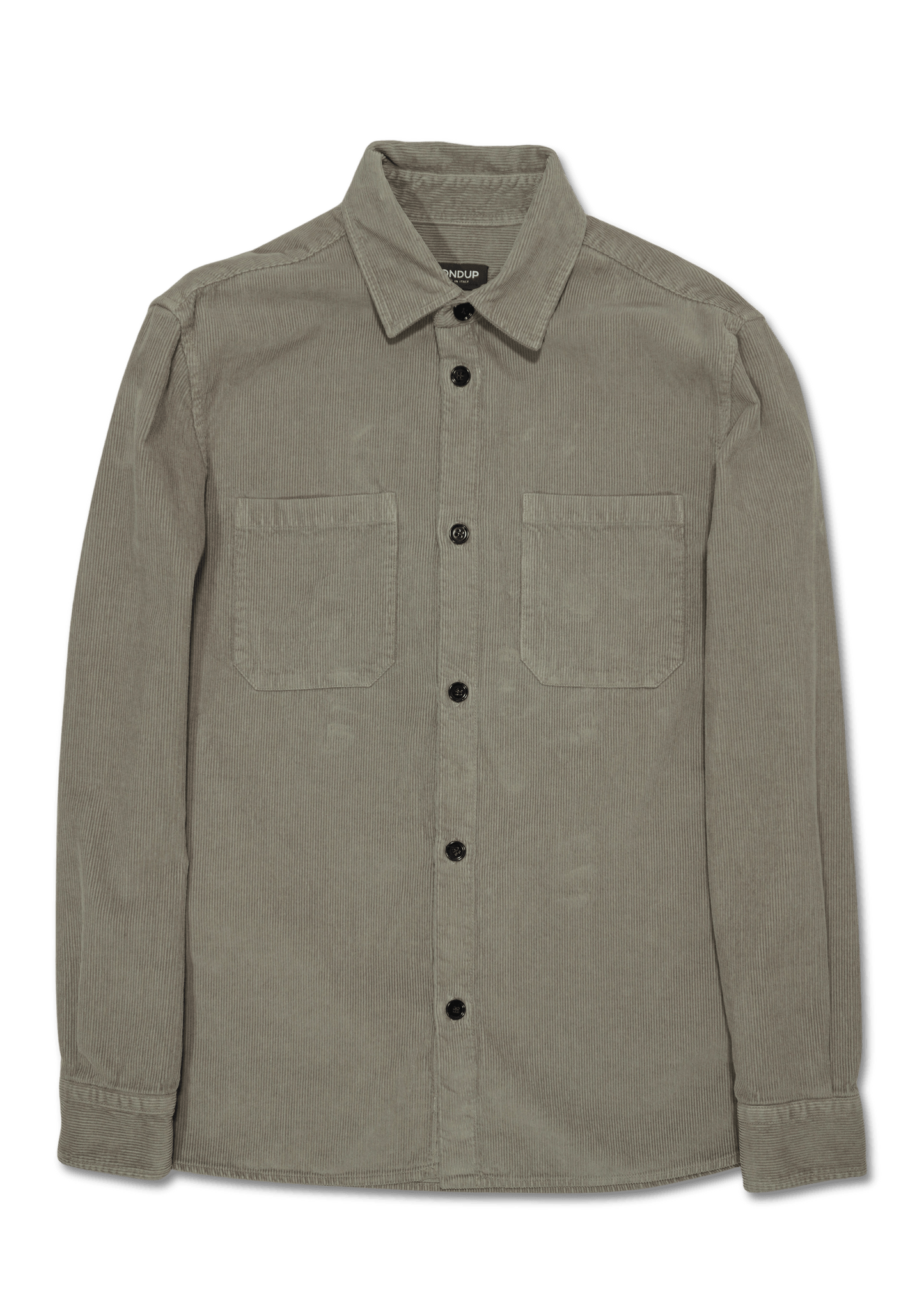 Dondup Cord Overshirt Green