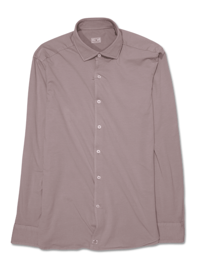 Sonrisa Shirt Washed Cotton Jersey Beige