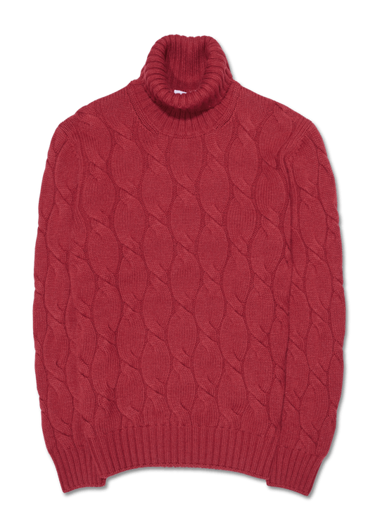 Gran Sasso Dolcevita Wool Cashmere Red