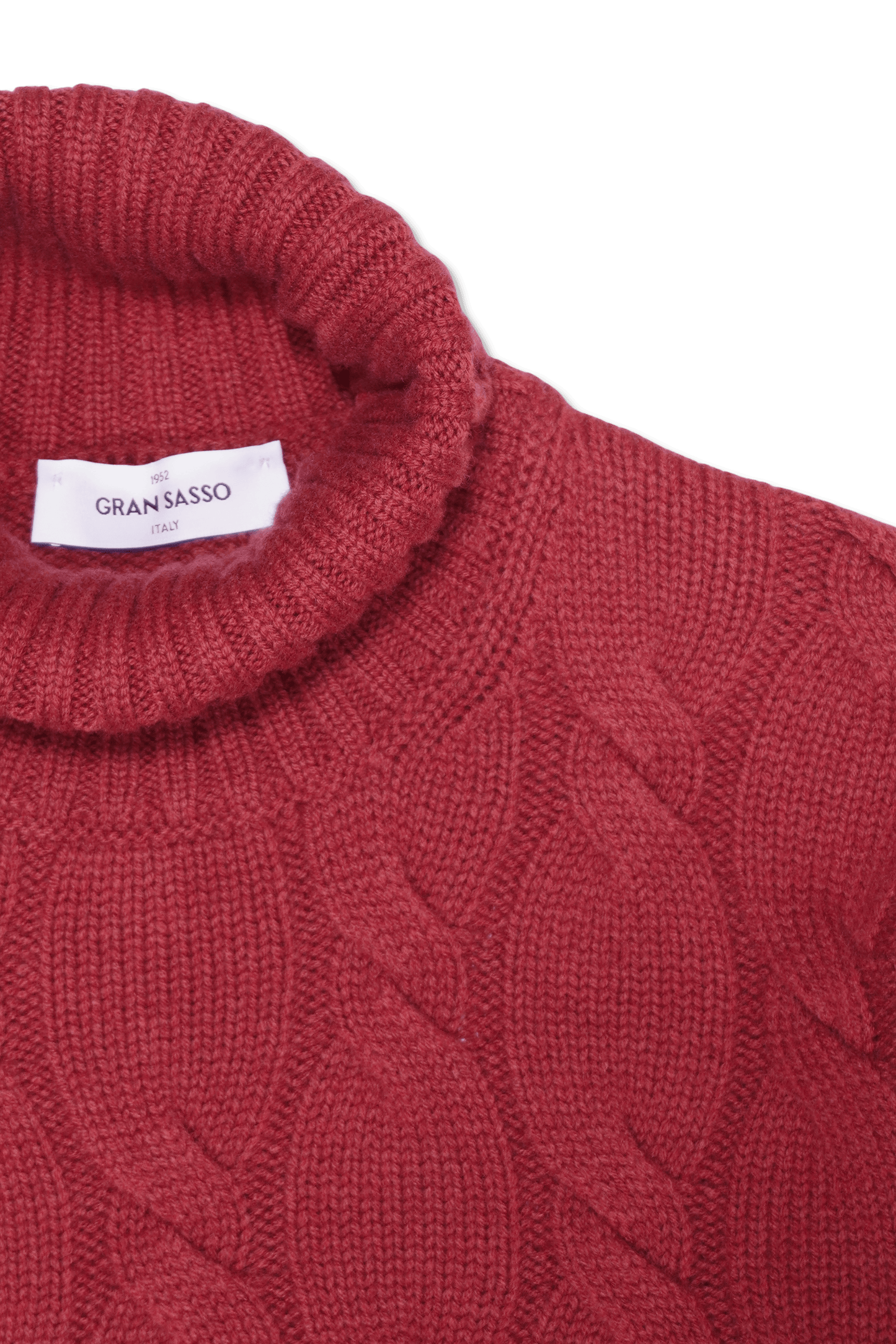 Gran Sasso Dolcevita Wool Cashmere Red