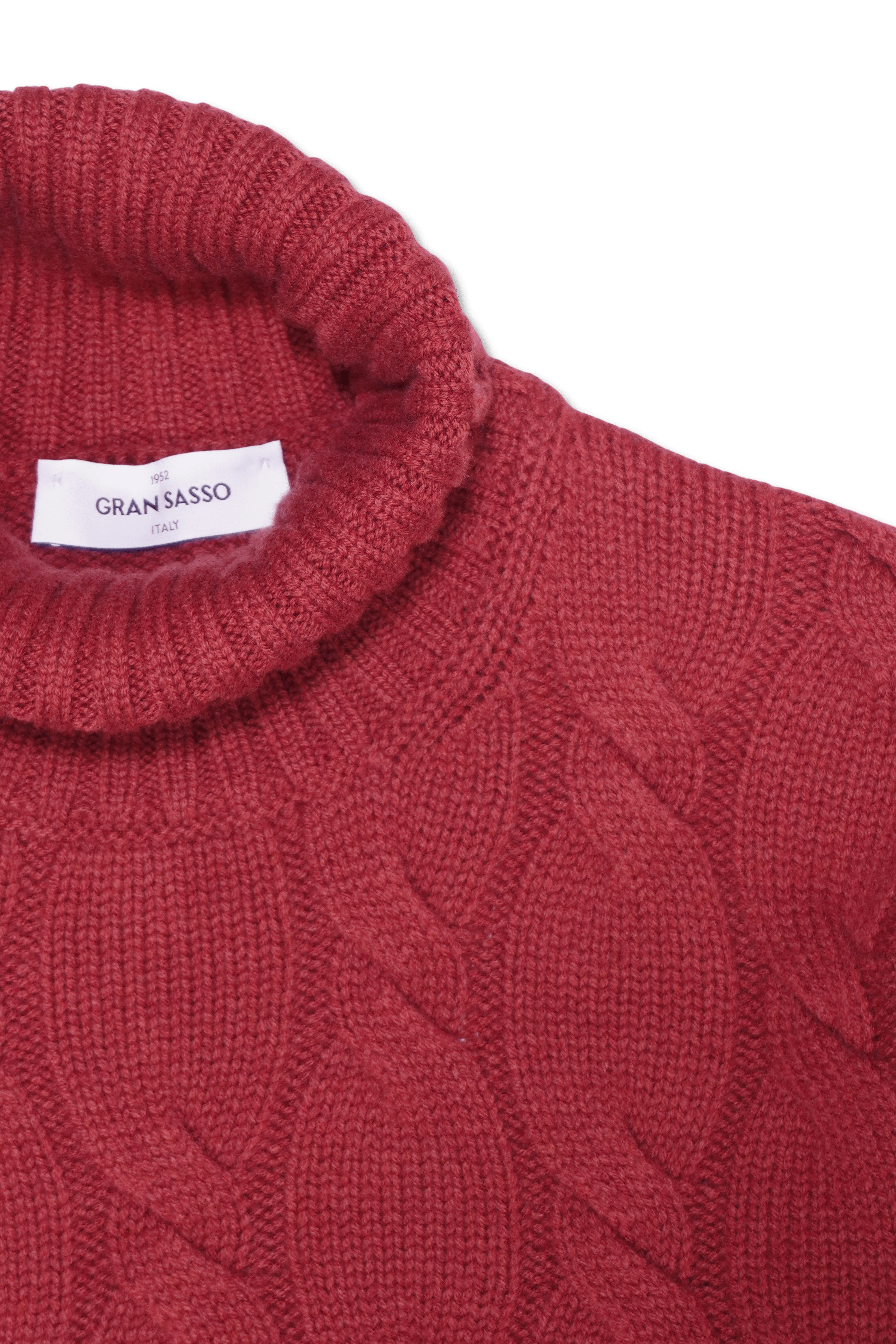 Gran Sasso Dolcevita Wool Cashmere Red