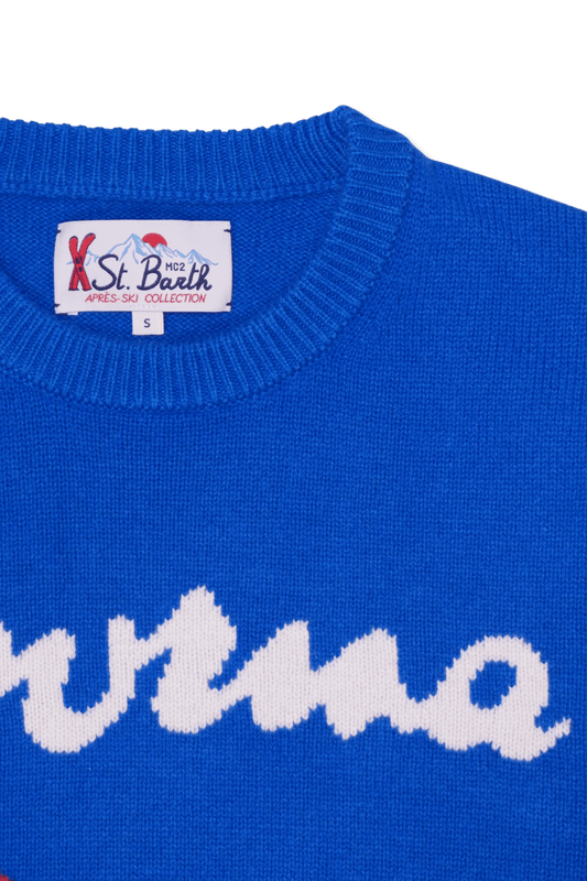 MC2 Saint Barth Courma Pullover Blue