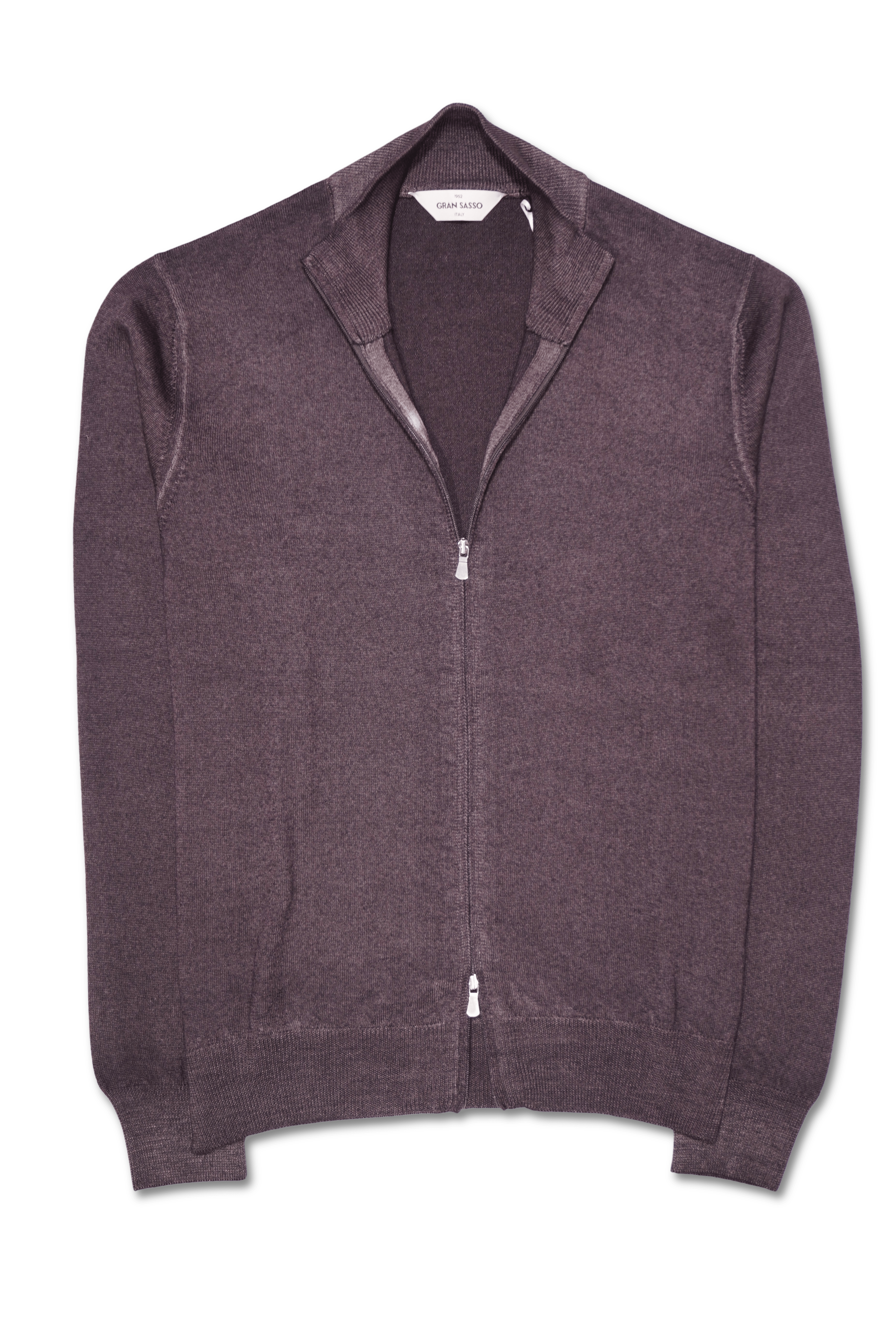 Gran Sasso Lightweight Zip Brown