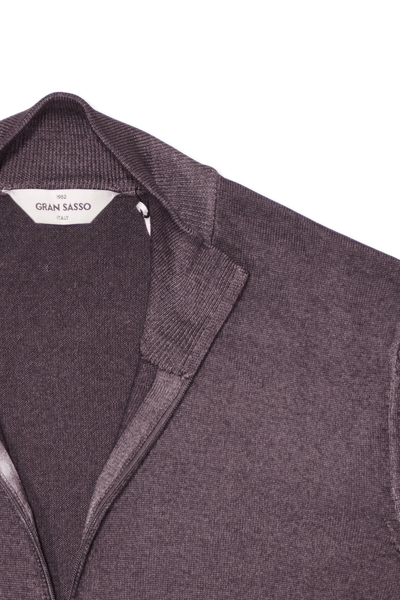 Gran Sasso Lightweight Zip Brown