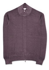 Gran Sasso Lightweight Zip Brown