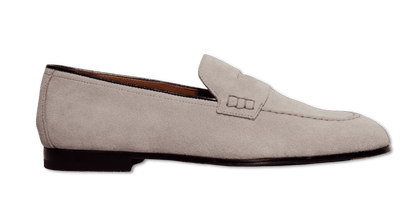 Doucals Penny Loafer Suede Light Grey