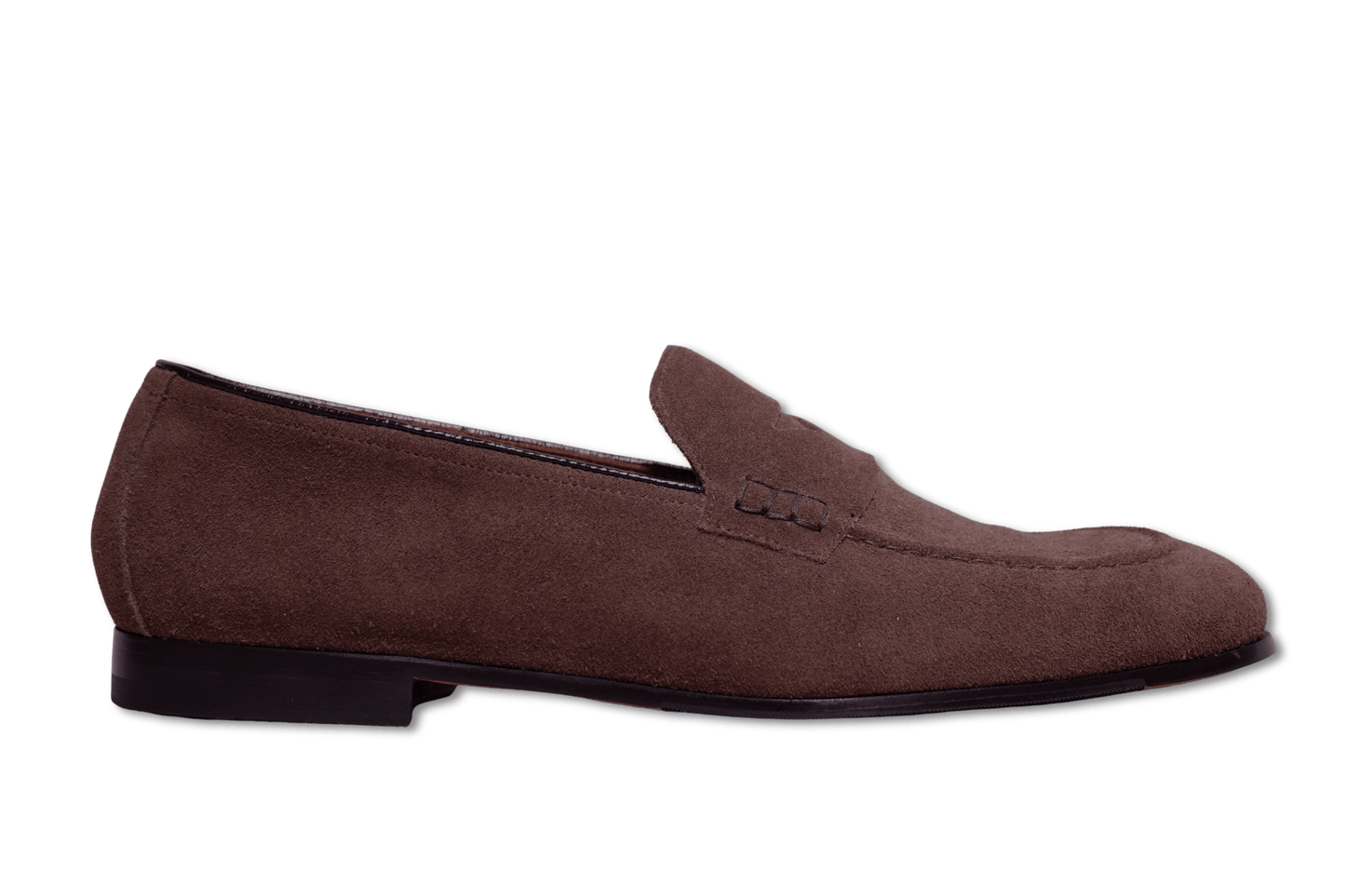 Doucals Penny Loafer Suede Brown
