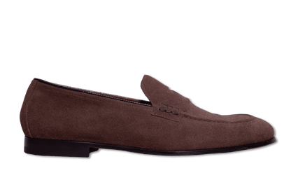 Doucals Penny Loafer Suede Brown