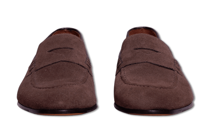 Doucals Penny Loafer Suede Brown