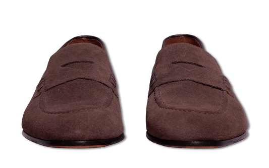 Doucals Penny Loafer Suede Brown