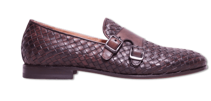 Sand Double Monk Braided Brown