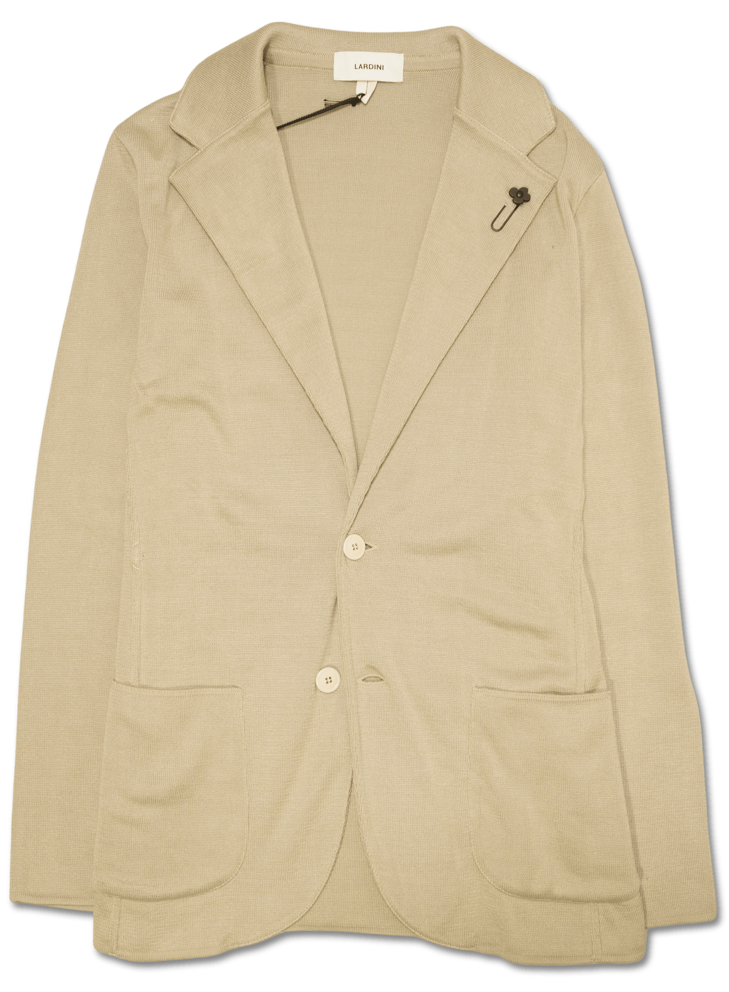 Lardini Knit Blazer Sand