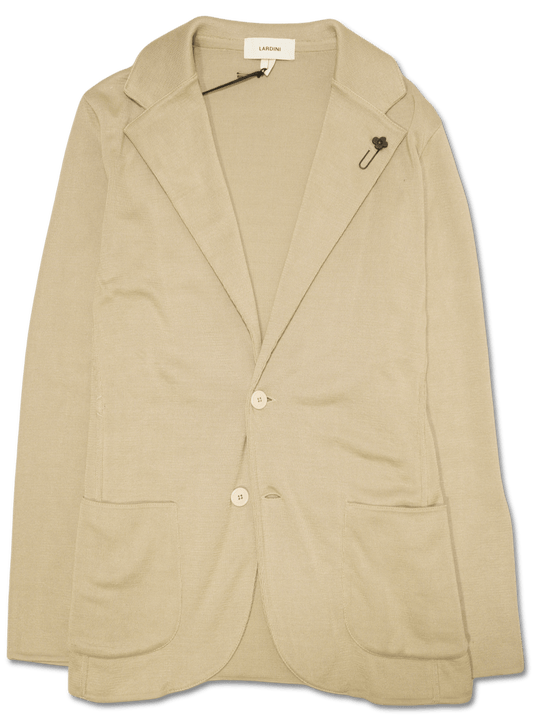 Lardini Knit Blazer Sand