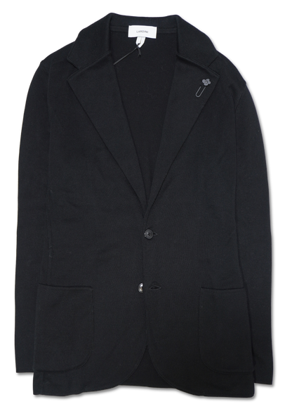 Lardini Knit Blazer Black