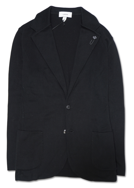 Lardini Knit Blazer Black