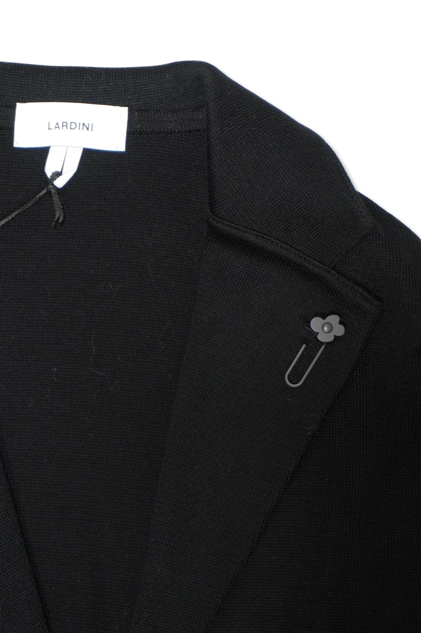 Lardini Knit Blazer Black