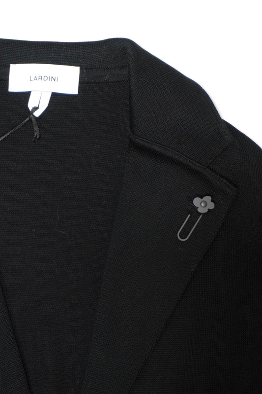 Lardini Knit Blazer Black