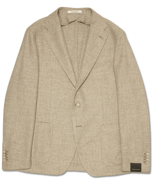 Tagliatore Jacket Chevron Light Brown