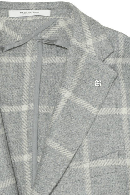 Tagliatore Jacket Check Grey