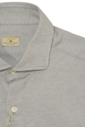 Sonrisa Shirt Lyocell Stretch Jersey Light Grey