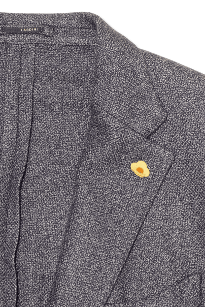 Lardini Jacket Cashmere Silk Navy