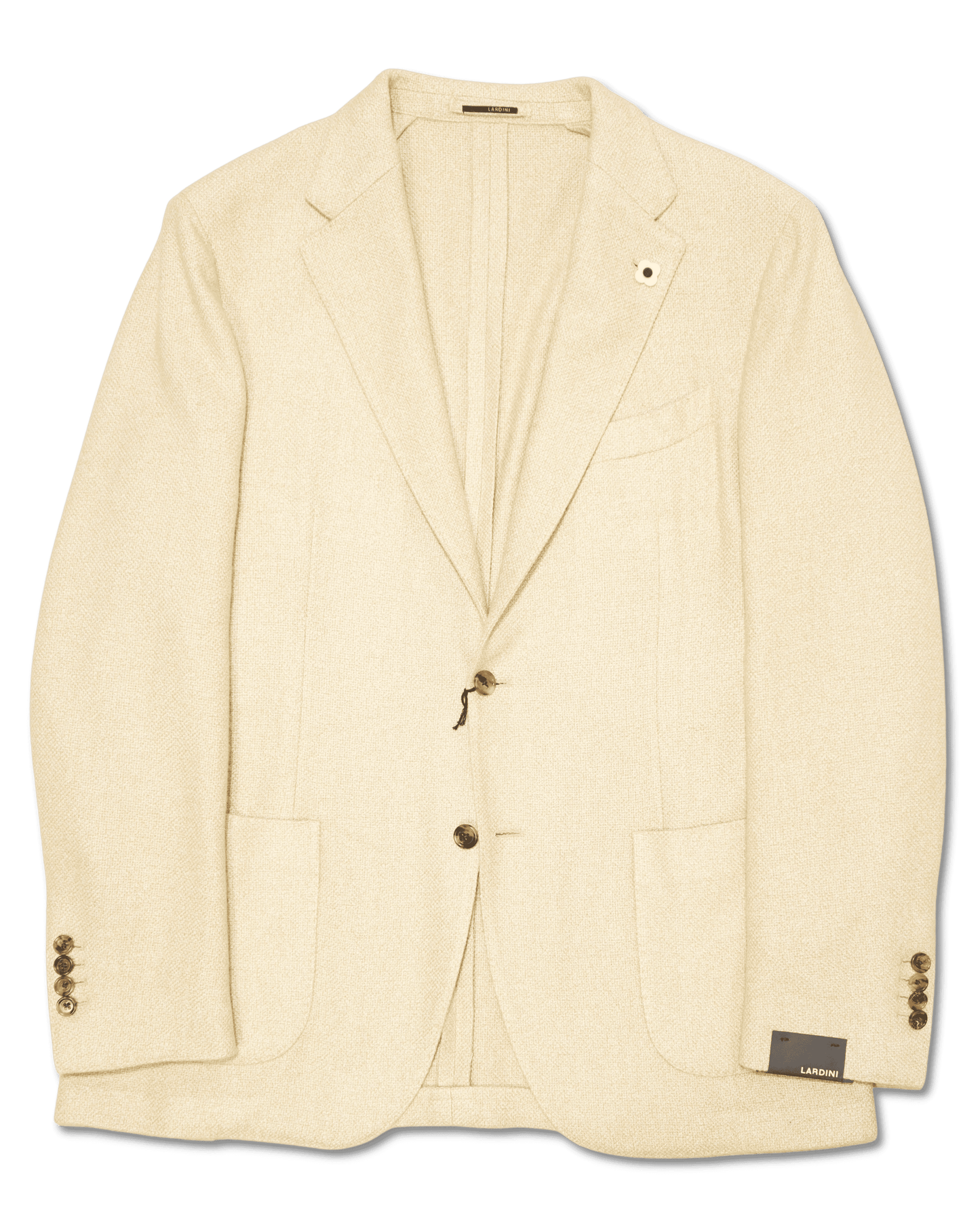 Lardini Jacket Cashmere Silk Ecru