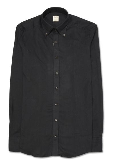 Stenströms Slim Fit Button Down Shirt Black